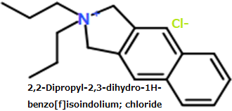 CAS#2,2-Dipropyl-2,3-dihydro-1H-benzo[f]isoindolium; chloride